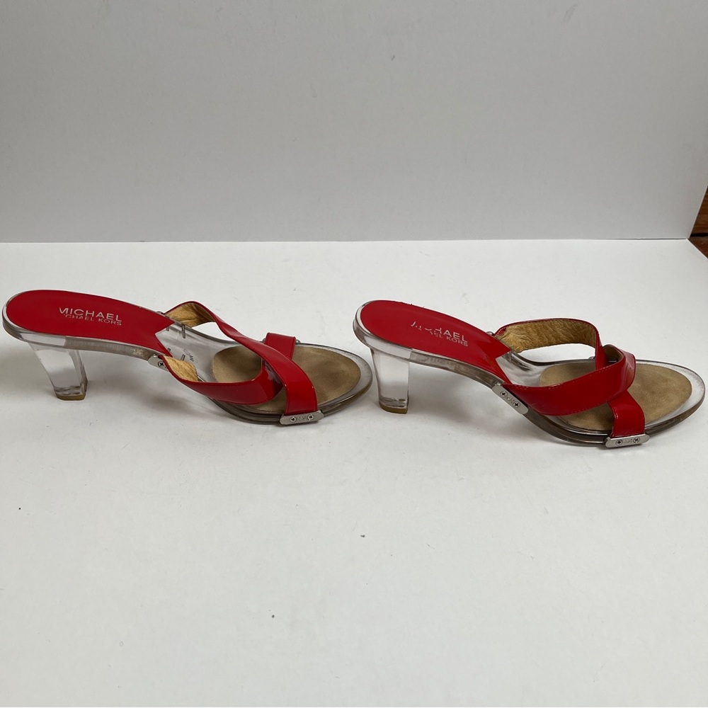 Michael Kors Red Patent Leather Shoes 9M - Picture 4 of 7